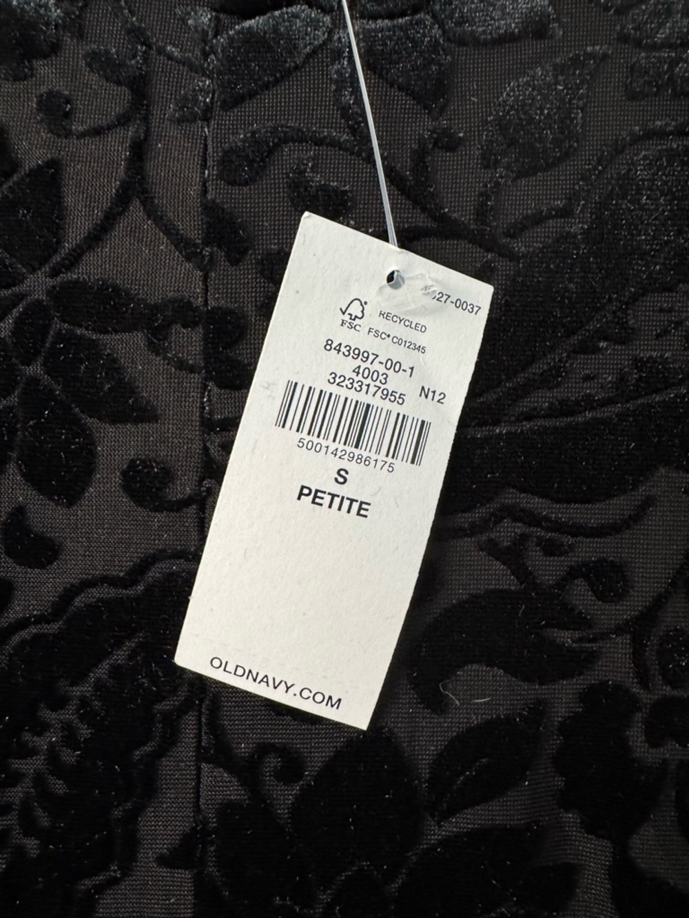 Old Navy Petite Long-Sleeve Velour Mini Dress - Picture 6 of 14